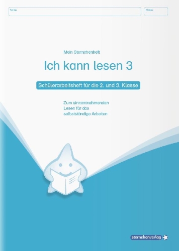 Buchcover und Innenansicht für das Buch: Ich kann lesen 3, 4 und 5 - 3 Schülerarbeitshefte für die 2. bis 4. Klasse