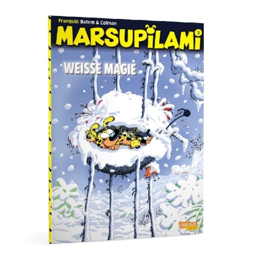 Buchcover und Innenansicht für das Buch: Marsupilami 19 - Magie blanche