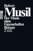 Buchcover und Innenansicht für das Buch: Der Mann ohne Eigenschaften II