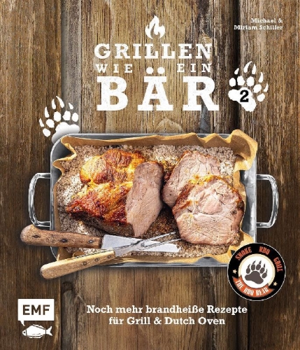Buchcover und Innenansicht für das Buch: Grillen wie ein Bär 2
