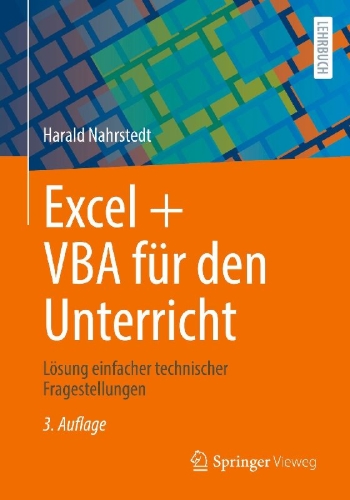 Buchcover und Innenansicht für das Buch: Excel + VBA für den Unterricht