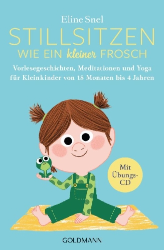 Buchcover und Innenansicht für das Buch: L'éveil de la petite grenouille / The Little Frog Awakes - mindfulness for parents and children 1.5 - 4 years old