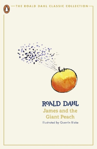 Buchcover und Innenansicht für das Buch: James and the Giant Peach