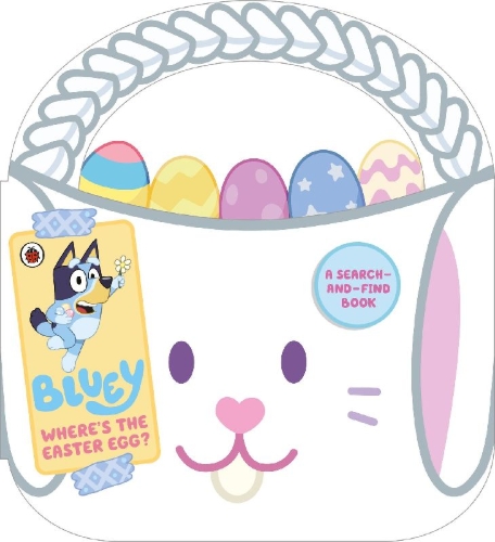 Buchcover und Innenansicht für das Buch: Bluey: Where's the Easter Egg?