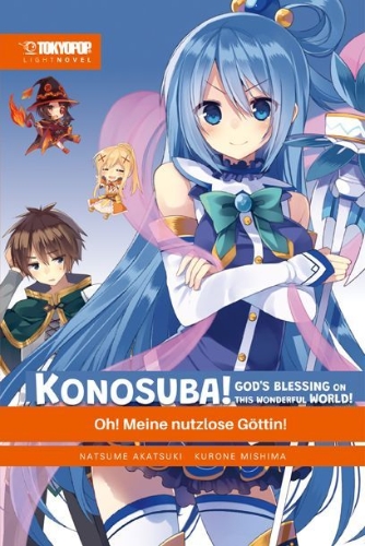 Buchcover und Innenansicht für das Buch: Konosuba! God's Blessing On This Wonderful World! Light Novel 01