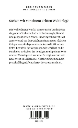 Buchcover und Innenansicht für das Buch: The Coming Storm