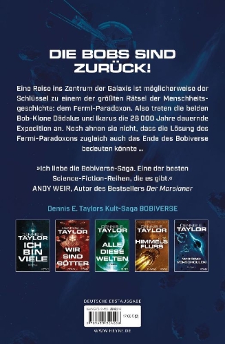 Buchcover und Innenansicht für das Buch: Not Till We Are Lost - Bobiverse Book 5