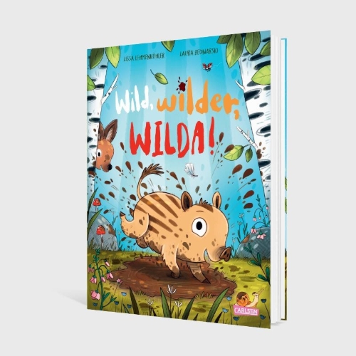 Buchcover und Innenansicht für das Buch: Wild, wilder, Wilda!