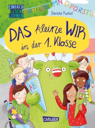 Buchcover und Innenansicht für das Buch: Das kleine WIR in der 1. Klasse