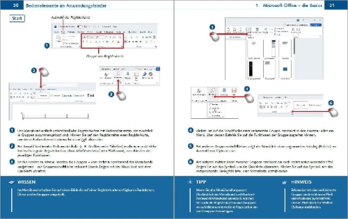 Buchcover und Innenansicht für das Buch: Office 2024 und Microsoft 365