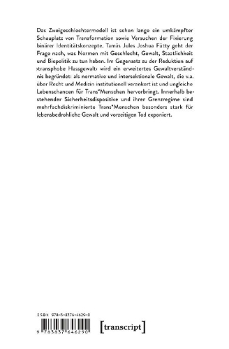 Buchcover und Innenansicht für das Buch: Gender und Biopolitik