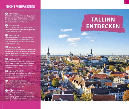 Buchcover und Innenansicht für das Buch: Reise Know-How CityTrip Tallinn