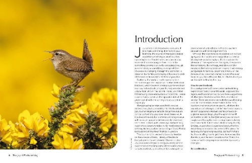 Buchcover und Innenansicht für das Buch: Lonely Planet The Joy of Birdwatching