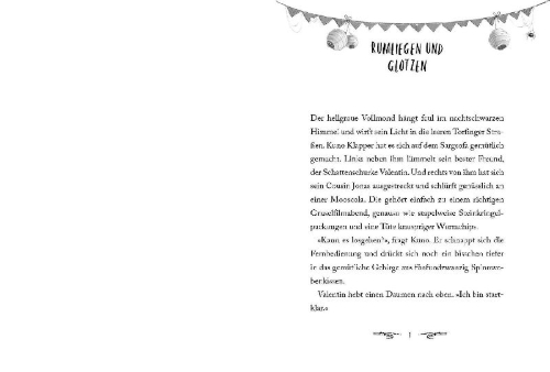 Buchcover und Innenansicht für das Buch: Kuno Klapper und das große Geistertreffen