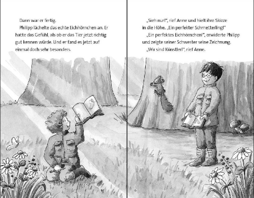 Buchcover und Innenansicht für das Buch: Camp Time in California