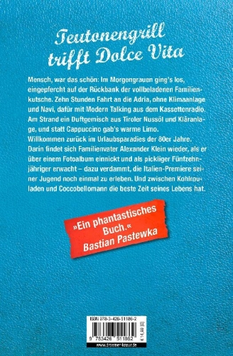 Buchcover und Innenansicht für das Buch: In der ersten Reihe sieht man Meer