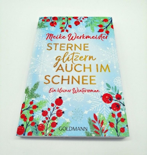 Buchcover und Innenansicht für das Buch: Sterne glitzern auch im Schnee