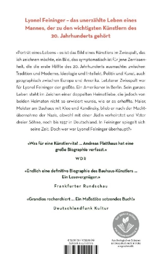 Buchcover und Innenansicht für das Buch: Lyonel Feininger