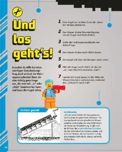 Buchcover und Innenansicht für das Buch: LEGO® Gravity Drop