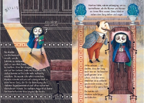 Buchcover und Innenansicht für das Buch: Mortina e l'amico fantasma (#3)