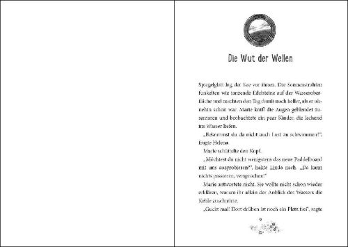 Buchcover und Innenansicht für das Buch: Das magische Schulschiff (Band 1) - Verbündete des Meeres