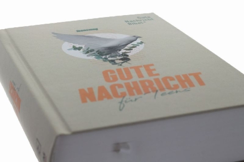 Buchcover und Innenansicht für das Buch: Gute Nachricht für Teens