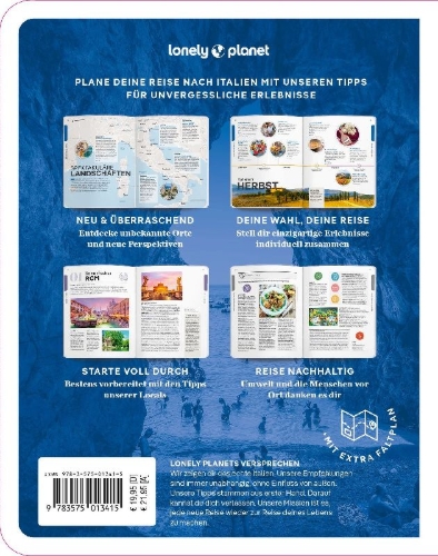 Buchcover und Innenansicht für das Buch: LONELY PLANET Reiseführer Entdecke Italien