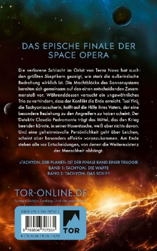 Buchcover und Innenansicht für das Buch: Tachyon 3