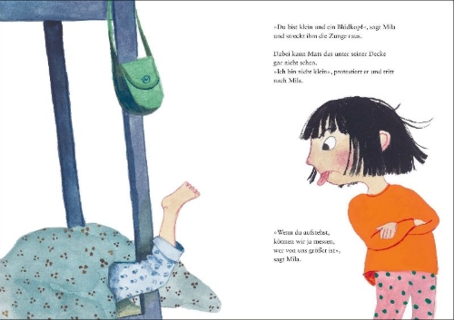 Buchcover und Innenansicht für das Buch: Bea og Basse