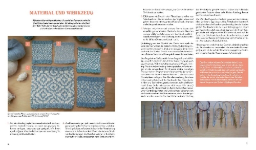 Buchcover und Innenansicht für das Buch: Strickmusterbibel - Hebemaschen