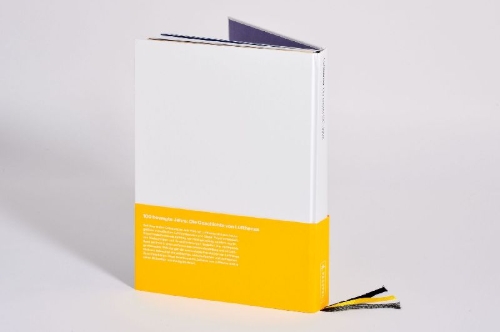Buchcover und Innenansicht für das Buch: Lufthansa  - Die ersten 100 Jahre