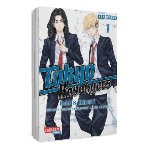 Buchcover und Innenansicht für das Buch: Tokyo Revengers - Baji Keisuke kara no Tegami