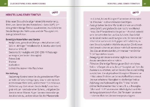 Buchcover und Innenansicht für das Buch: Grüne Hausapotheke für Hunde. Kompakt-Ratgeber