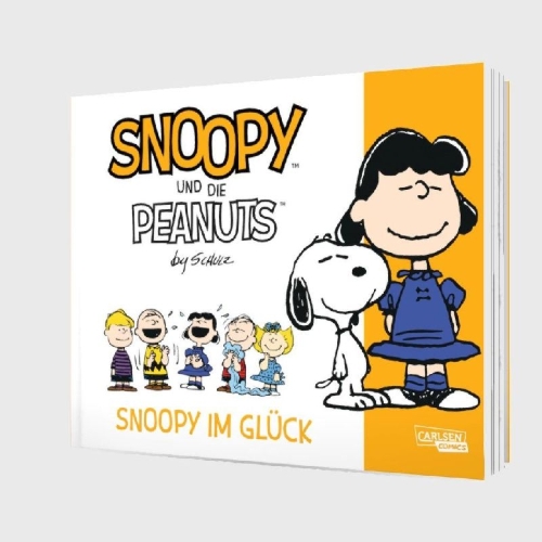 Buchcover und Innenansicht für das Buch: Snoopy und die Peanuts 4: Snoopy im Glück