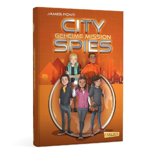 Buchcover und Innenansicht für das Buch: City of the Dead (City Spies Book 4)