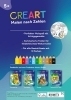 Buchcover und Innenansicht für das Buch: CreArt Malen nach Zahlen ab 5: Fahrzeuge