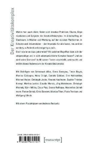 Buchcover und Innenansicht für das Buch: Der Kreativitätskomplex