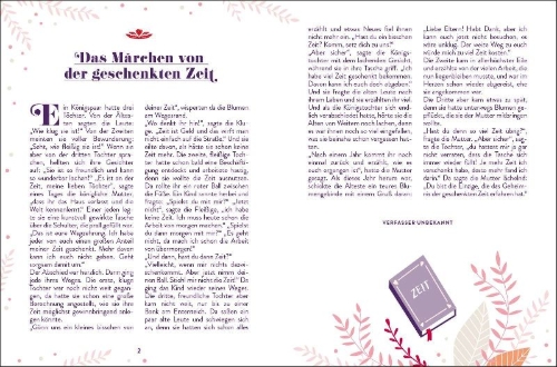 Buchcover und Innenansicht für das Buch: Nimm dir etwas Zeit für dich