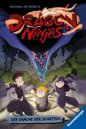 Buchcover und Innenansicht für das Buch: Dragon Ninjas, Band 5 - Der Drache der Schatten