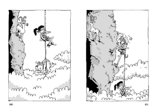 Buchcover und Innenansicht für das Buch: Alles Safe. Ein Comic-Abenteuer