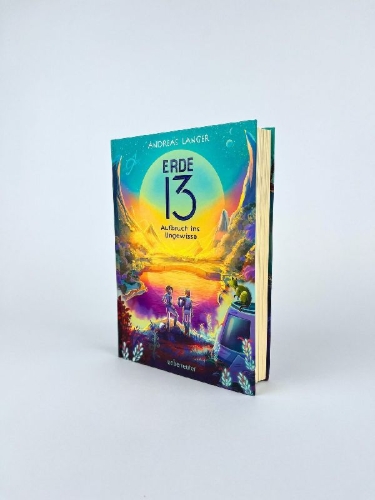 Buchcover und Innenansicht für das Buch: Erde 13 - Aufbruch ins Ungewisse (Erde 13, Bd. 1)