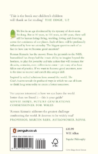 Buchcover und Innenansicht für das Buch: The Good Ancestor