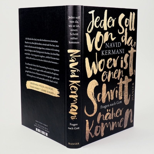 Buchcover und Innenansicht für das Buch: Jeder soll von da, wo er ist, einen Schritt näher kommen