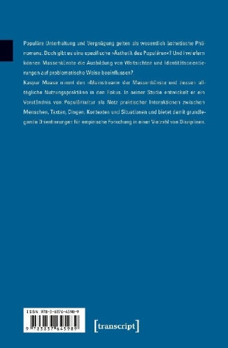 Buchcover und Innenansicht für das Buch: Populärkulturforschung