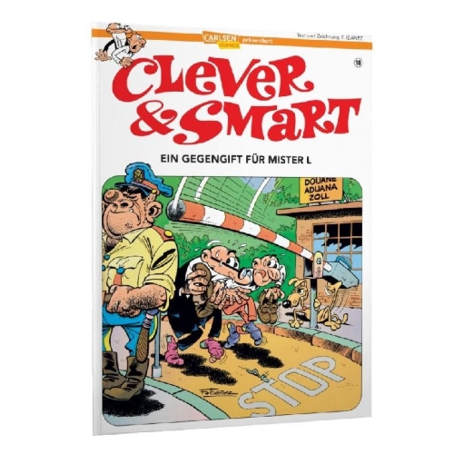 Buchcover und Innenansicht für das Buch: Mortadelo y Filemon: El antidoto