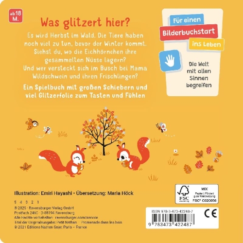 Buchcover und Innenansicht für das Buch: Promenade dans les bois