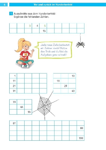 Buchcover und Innenansicht für das Buch: Mathe-Helden: Kopfrechnen trainieren 3. Klasse