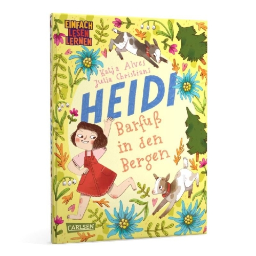 Buchcover und Innenansicht für das Buch: Barfuß in den Bergen