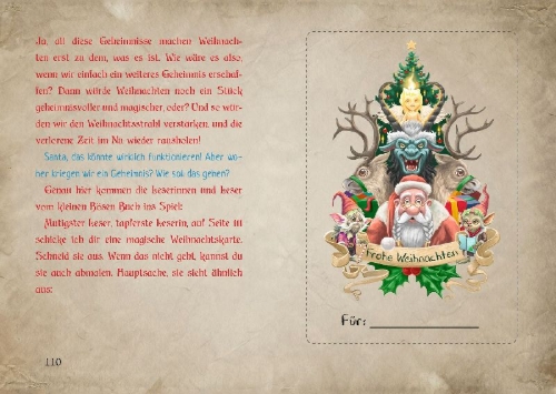 Buchcover und Innenansicht für das Buch: Das kleine Böse Buch - Adventskalender (Das kleine Böse Buch)