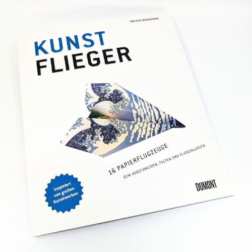 Buchcover und Innenansicht für das Buch: When Artists Get Bored ... They Make Paper Planes